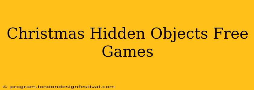 Christmas Hidden Objects Free Games