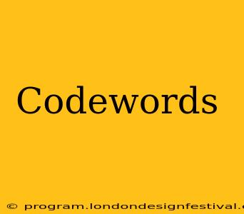 Codewords ‪‬