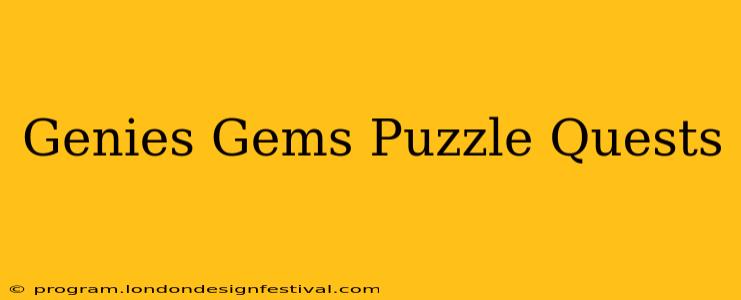 Genies Gems Puzzle Quests