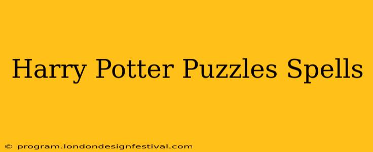 Harry Potter Puzzles Spells