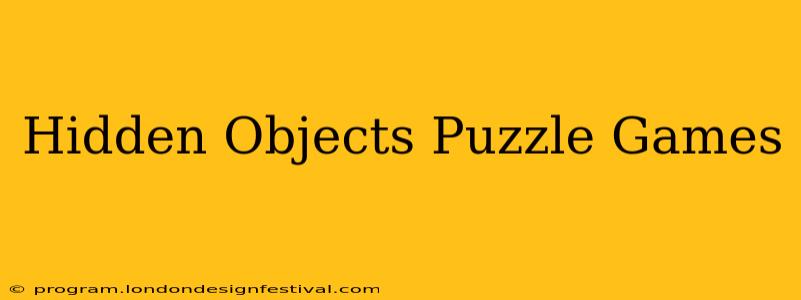 Hidden Objects Puzzle Games