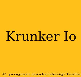 Krunker Io