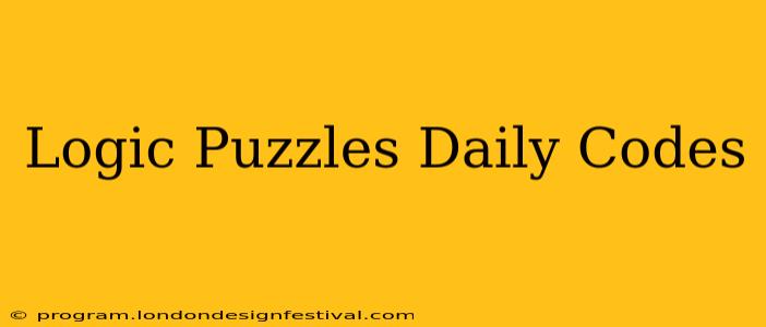 Logic Puzzles Daily Codes