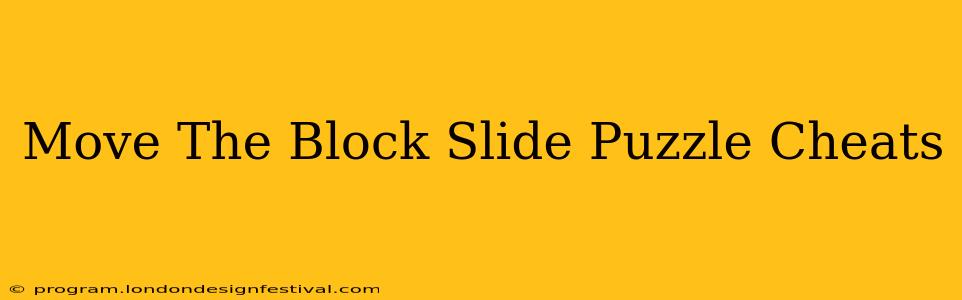 Move The Block Slide Puzzle Cheats