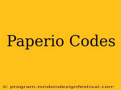 Paperio Codes