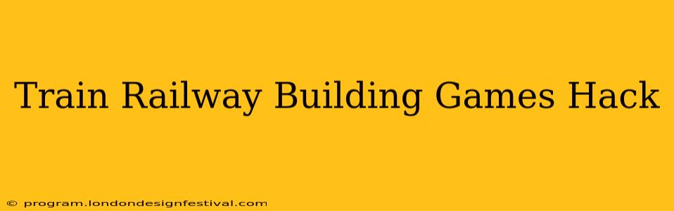 Train Railway Building Games Hack